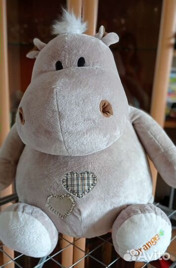 Мягкая игрушка бегемот