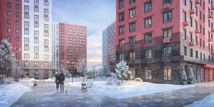 2-к. апартаменты, 63,1 м², 2/17 эт.