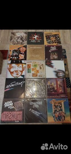Виниловые пластинки рок