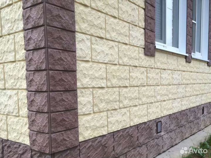 Панели под кирпич бревно