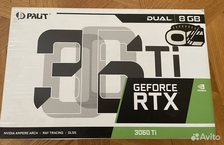 Видеокарта RTX 3060ti 8gb(Samsung) днс