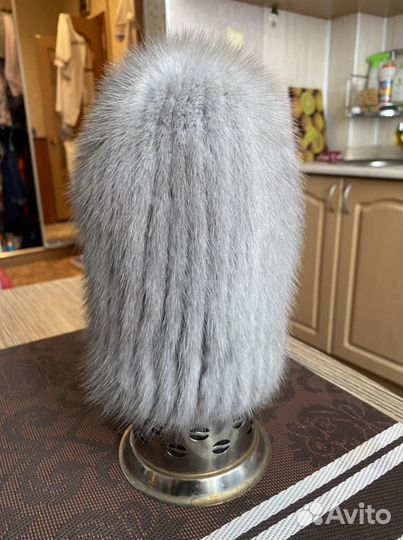 Шапки вязанные норки новые