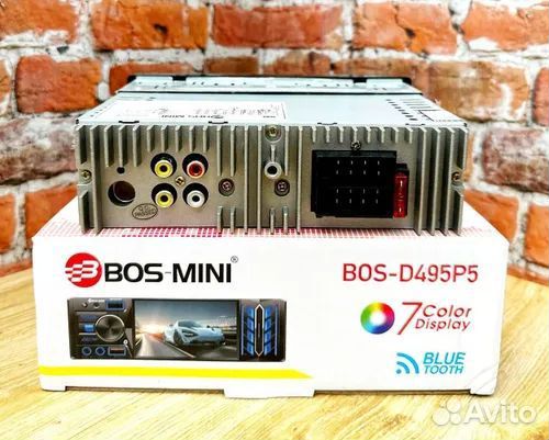 Магнитола 1din Bos-Mini BOS-D495P5, мультимедиа