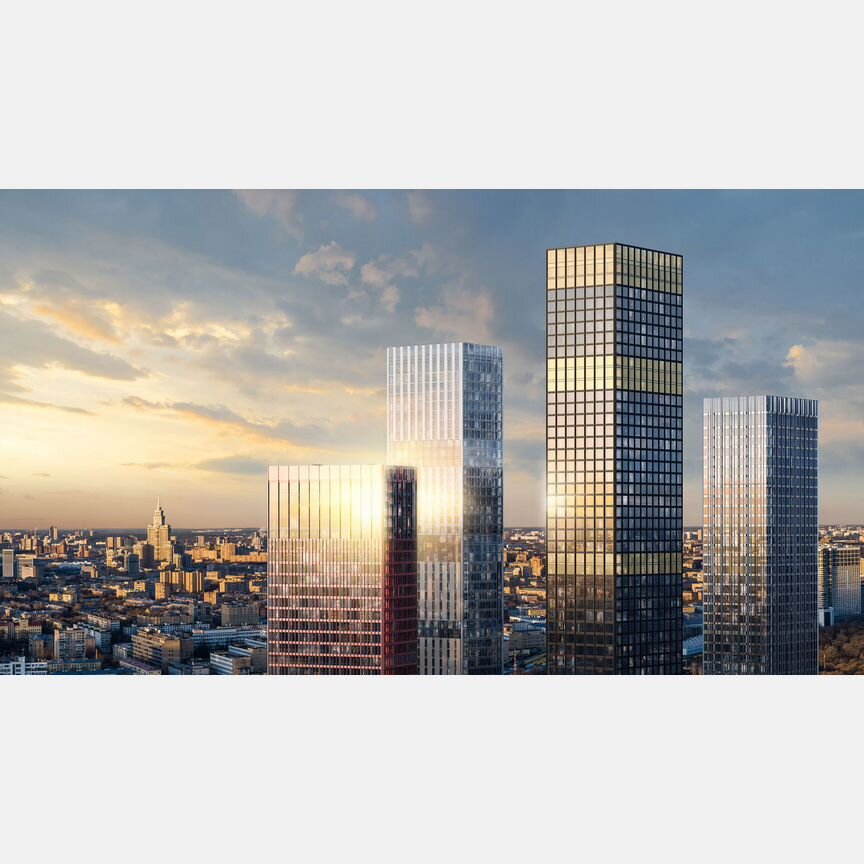 3-к. квартира, 92,3 м², 6/54 эт.