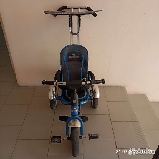 Детский велосипед с ручкой бу