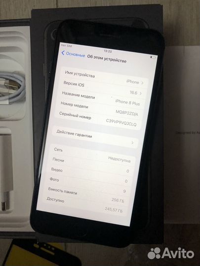 iPhone 8 Plus 256gb Black 100 акб