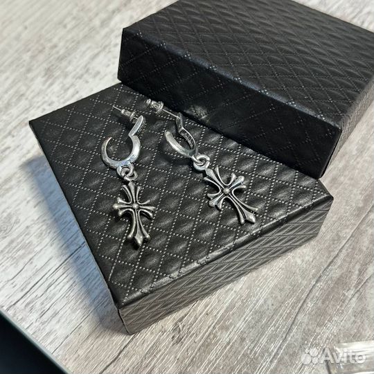 Серьги Chrome Hearts
