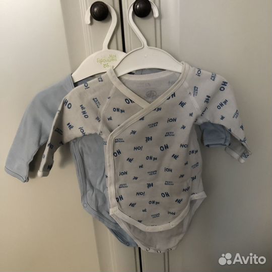 Боди petit bateau набор
