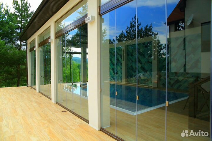 Безрамные стеклопакеты