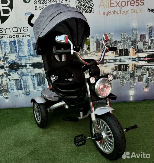 Детский трехколесный велосипед luxmom