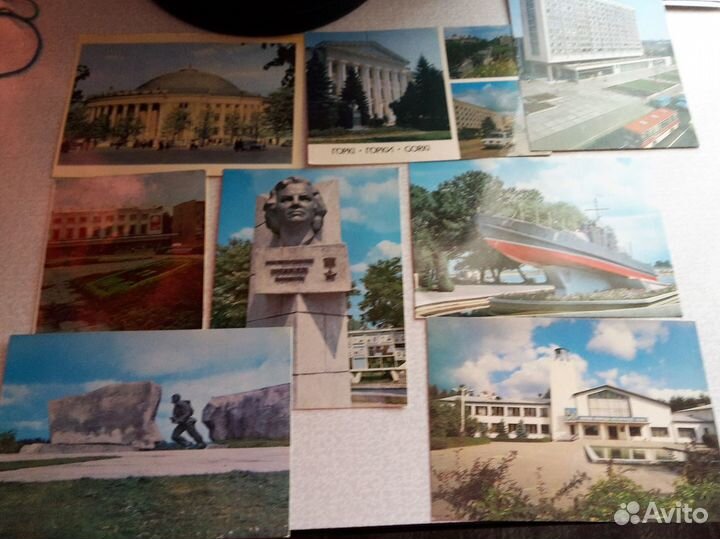 Открытки ретро города 60 - 80-е Горький, Кострома