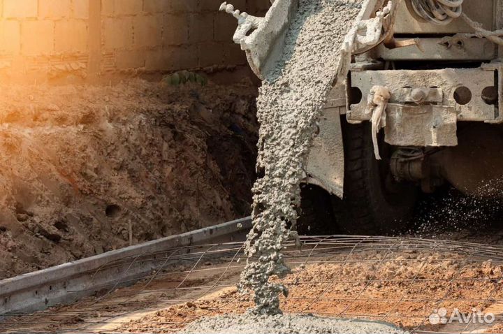 Доставим бетон и раствор