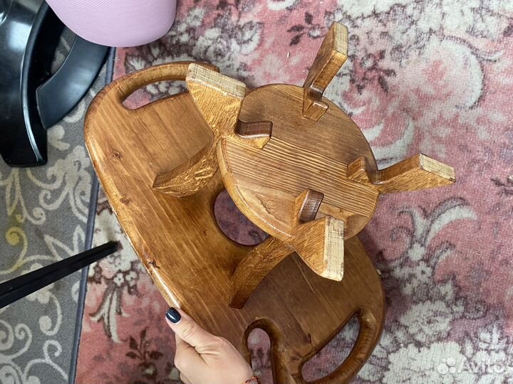 Столик для вина, ручная работа, сделан на заказ