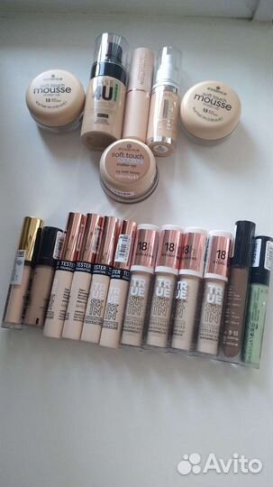 Мусс тонирующий,консилер,тональные основы,гель