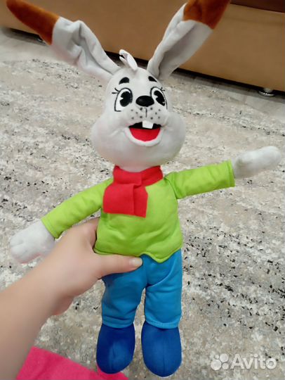 Мягкая игрушка заяц