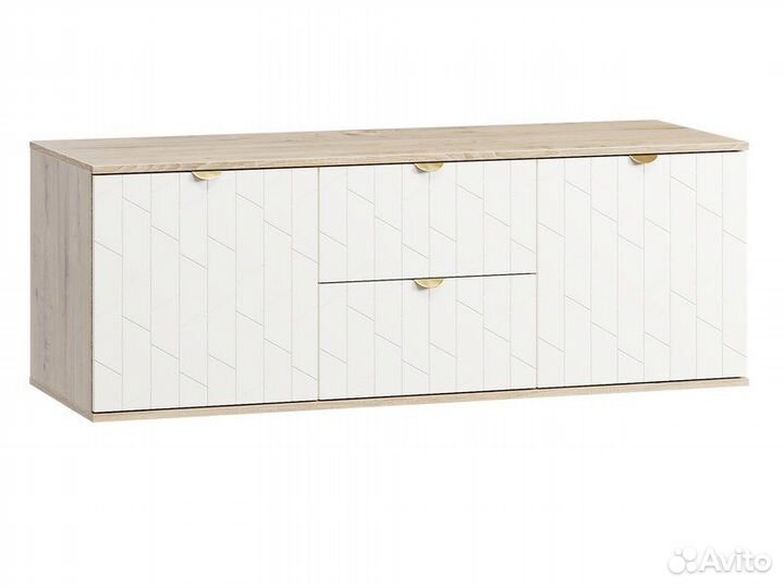 Тв-тумба Монблан-1 Angle Milk