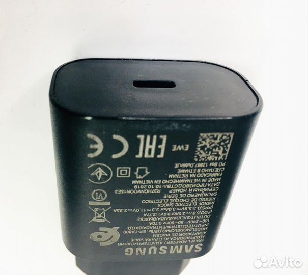 Быстрая зарядка samsung Type-C оригинал