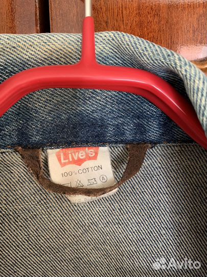 Джинсовая куртка мужская levis 50