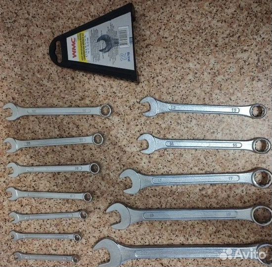 Набор ключей 12 предметов Новый