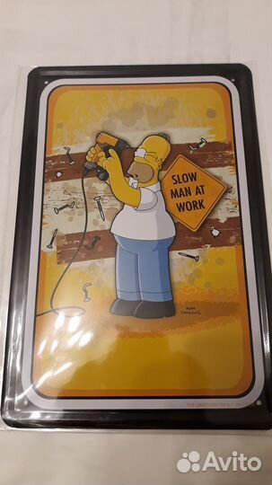 Металлические таблички pin up simpsons