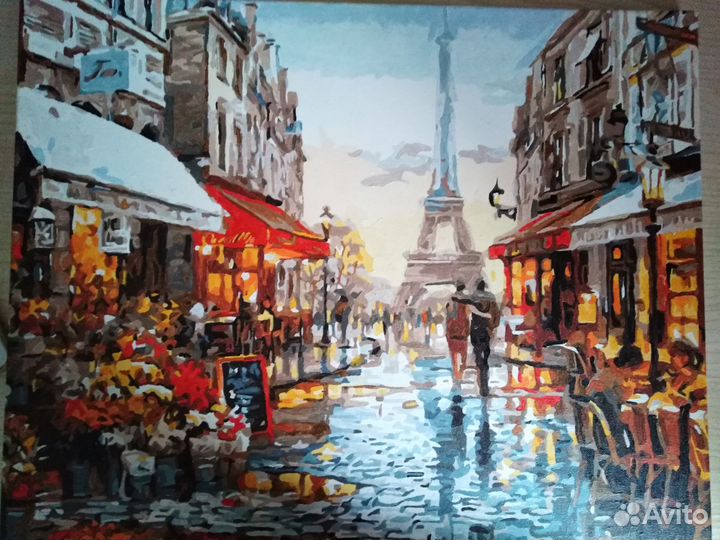 Рисование картин по номерам, вышивка крестом и пр