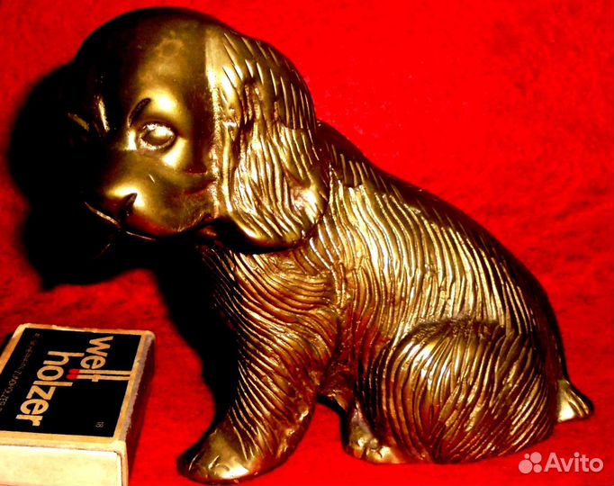 Антикварные фигурки животные птицы бронза Европа