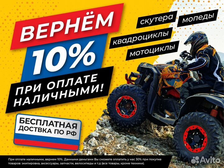 Квадроцикл irbis ATV 250 XE (X-motors edition) псм