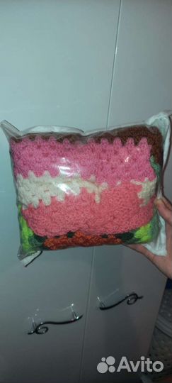 Плед детский вязаный ручная работа