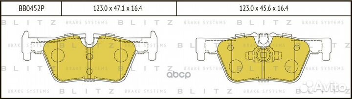 Колодки тормозные дисковые задние BMW 1(F20) / 3