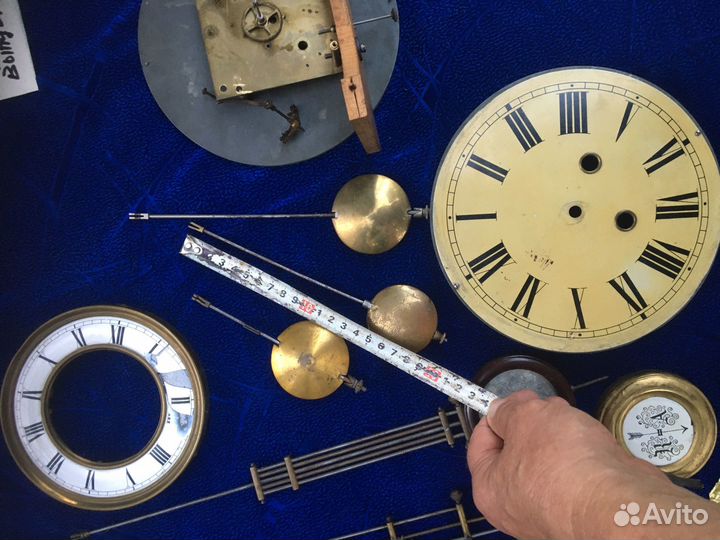 Часы Lenzkirh антикварные запчасти