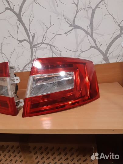 Фонари Задние.Ориг.С двумя скобами.Skoda A7.LED