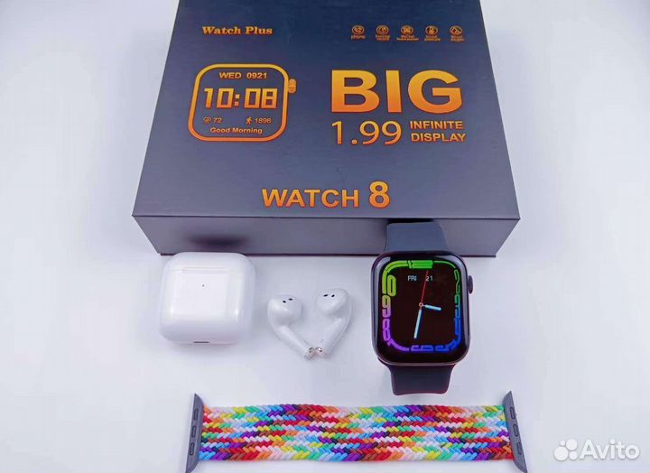 Набор Apple Watch Часы+ наушники