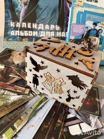 Шкатулка для карточек Гарри Поттер Наклейки Panini