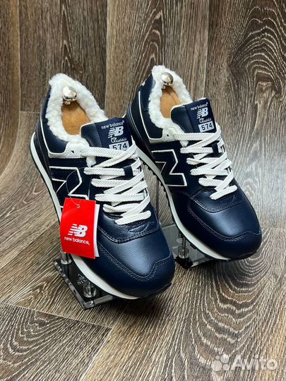 Кроссовки зимние new balance 574