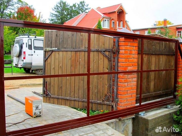 Откатные ворота 