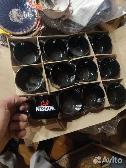 Нескафе кофейные чашки (12шт), Франция