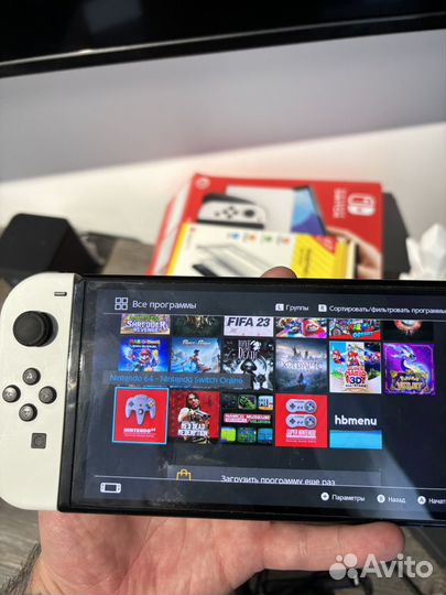 Nintendo switch oled прошитая 512
