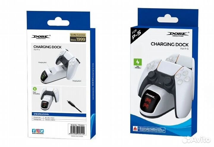 Зарядная станция PS 5 (Dobe, TP5-0515B) Dobe