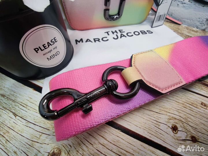 Сумка Marc Jacobs snapshot радужная нат кожа