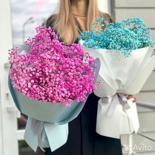 Облачко из Радужной Гипсофилы. Подарок Любимой