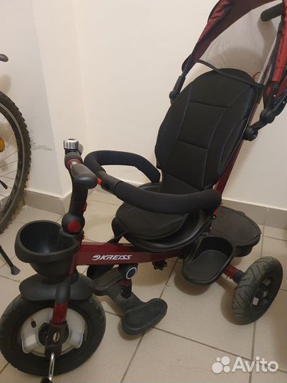 Велосипед с родительской ручкой