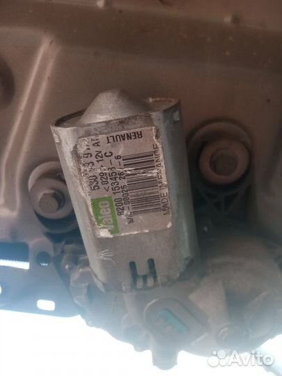 Моторчик дворников задний Renault Scenic 2