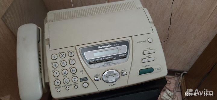 Факс panasonic kx ft78