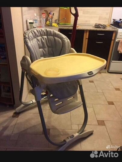 Стульчик для кормления chicco polly magic