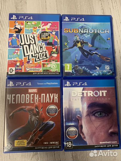 Sony PS4 с контроллером и играми