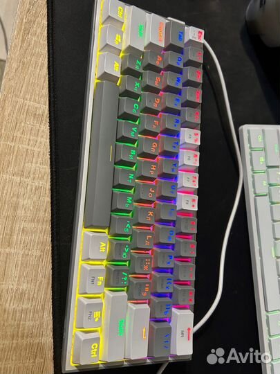 Клавиатура red dragon fizz k617 rgb usb