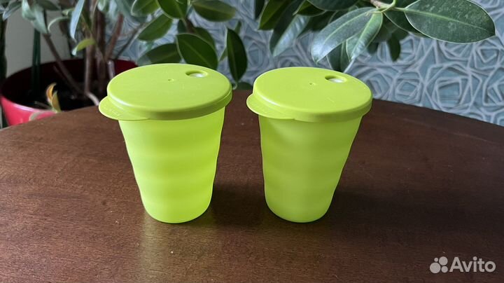 Стаканы, кружки, термос от Tupperware (новые)