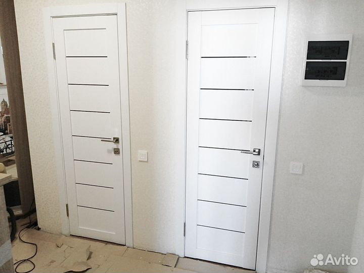 Двери межкомнатные белые