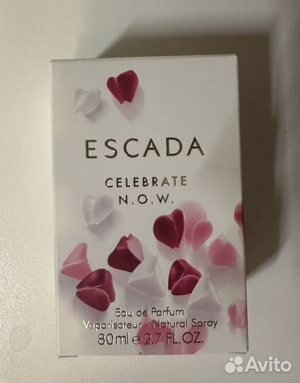 Туалетная вода Escada celebrate now 80мл