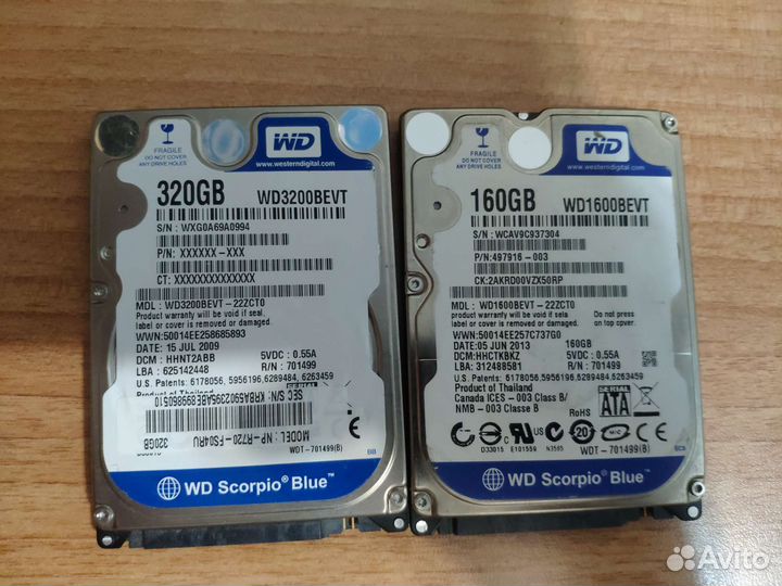 Нерабочие жесткие диски